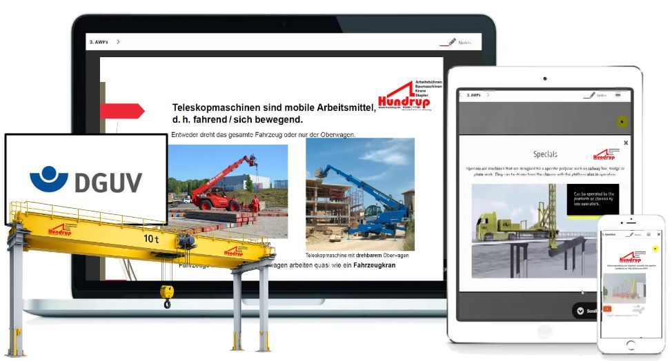 Jährliche Sicherheitsunterweisung für Hallenkrane